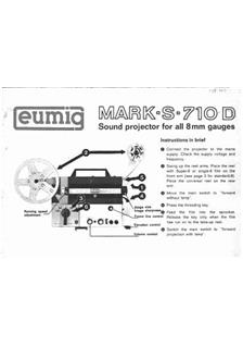 Eumig S 710 manual. Camera Instructions.